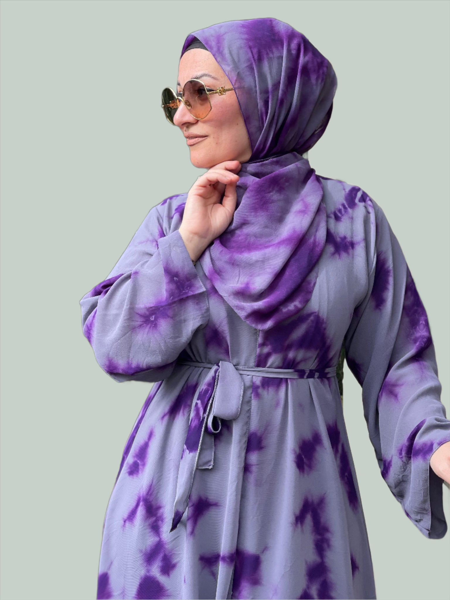 Tie Dye Abaya