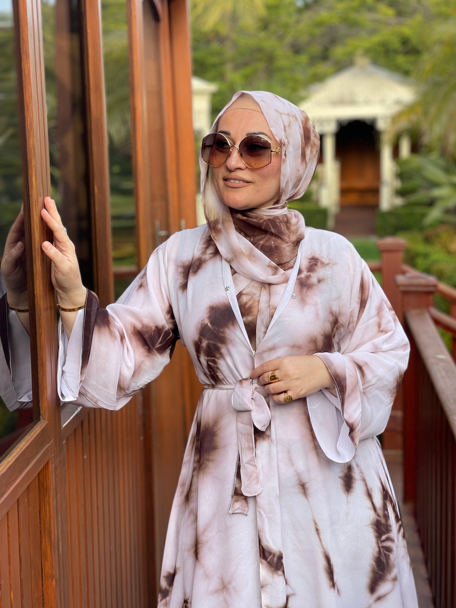 Tie Dye Abaya